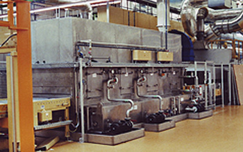 Banddurchlaufw&auml;scher Metallteile