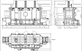 Takt - Durchlaufw&auml;scher - Rahmenl&auml;ngstr&auml;ger