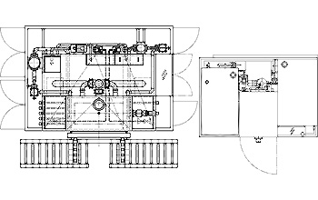 Kabinenwaschanlage f�r Metallteile in K�rben