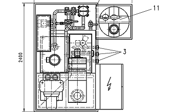 Takt - Durchlaufw&auml;scher - Rahmenl&auml;ngstr&auml;ger