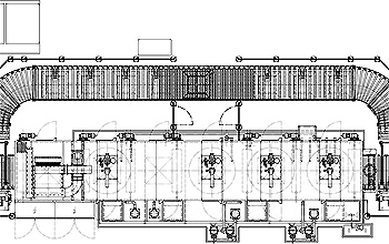 Takt-Durchlaufw&auml;scher f&uuml;r Rohre